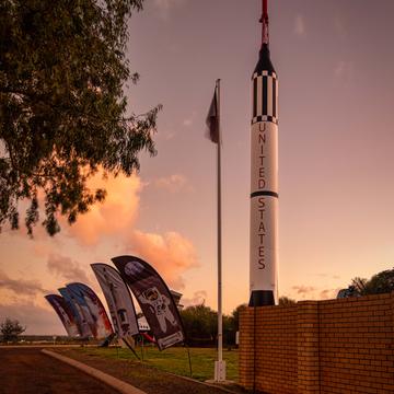 Rocket at the OTC Satellite Earth Station, Carnarvon, WA, Australia