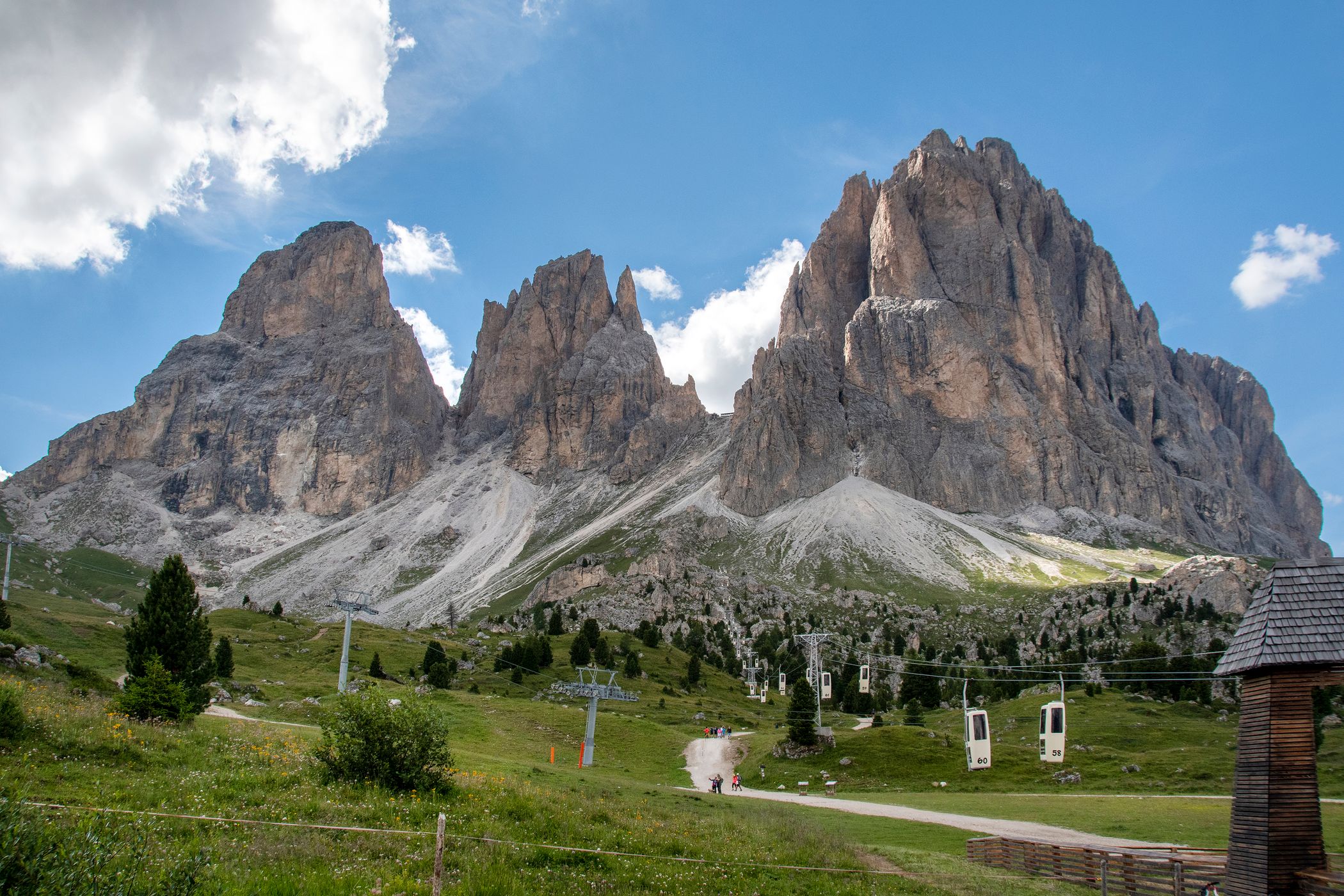 Sassulongo Cable car, Italy