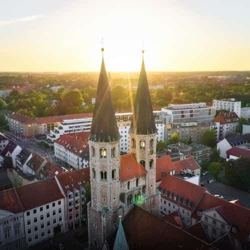 St. Martini, Braunschweig [drone]