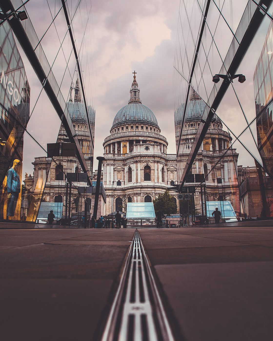 Reflection of St Paul's Cathedral, London, United Kingdom