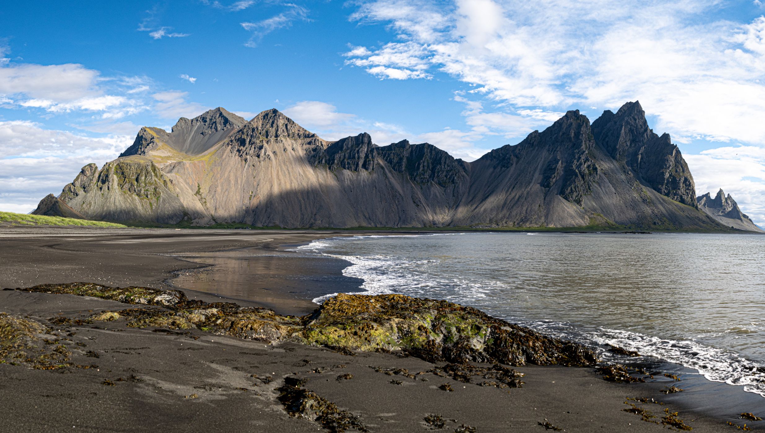 Vestrahorn from the beach, Stokkness, Iceland