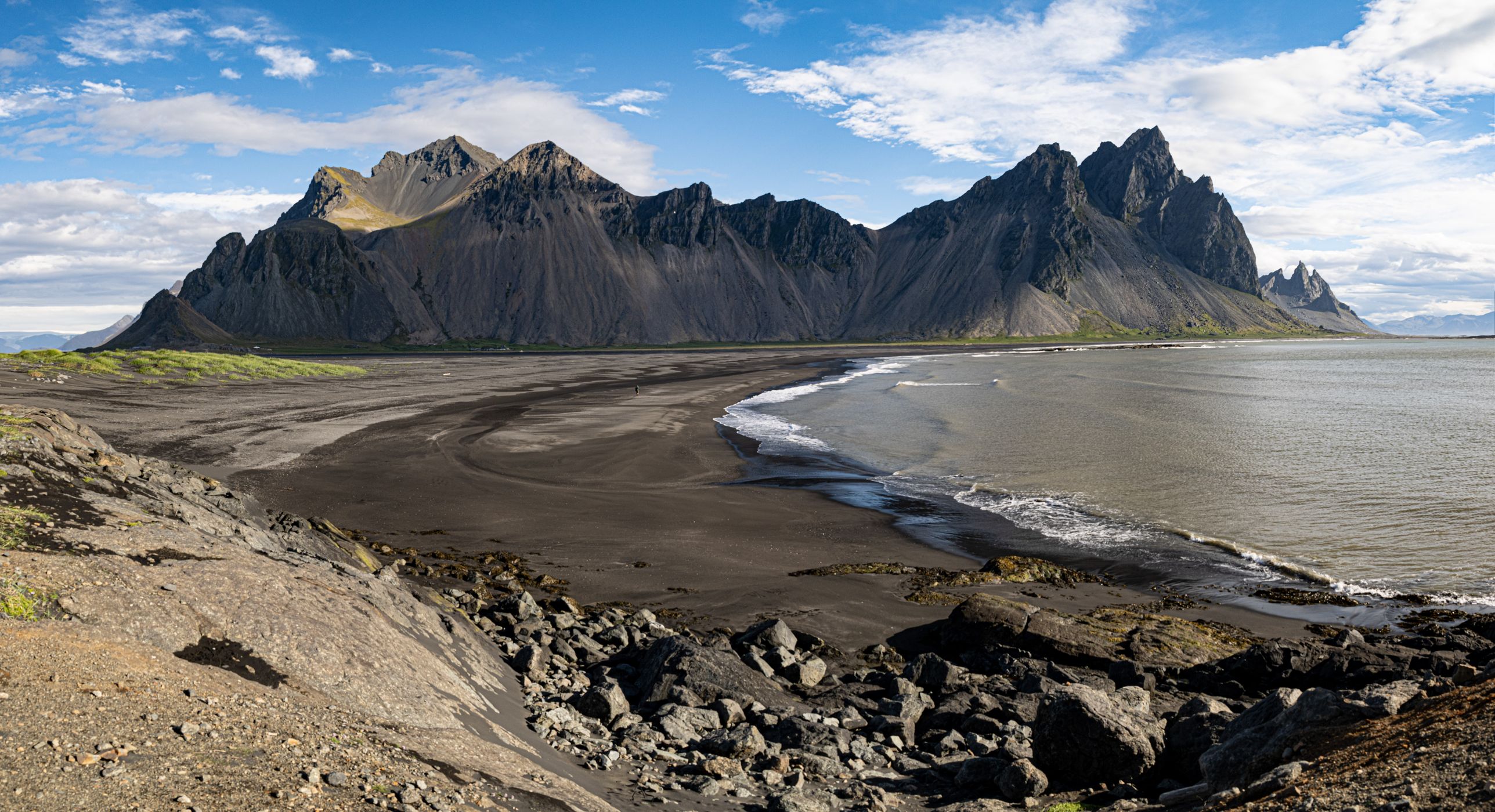Vestrahorn from the beach, Stokkness, Iceland