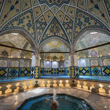 Sultan Amir Ahmad Bathhouse Kashan Isfahan Province Iran, Iran