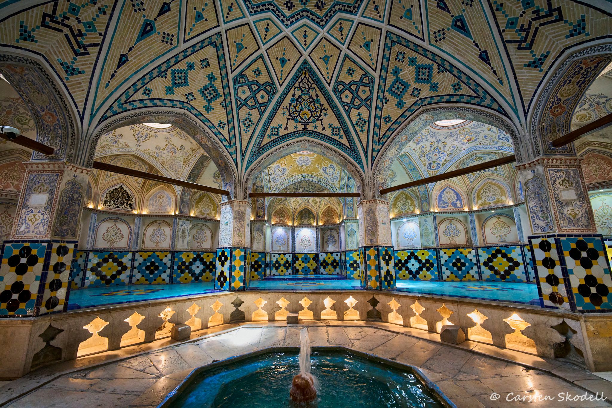 Sultan Amir Ahmad Bathhouse Kashan Isfahan Province Iran, Iran