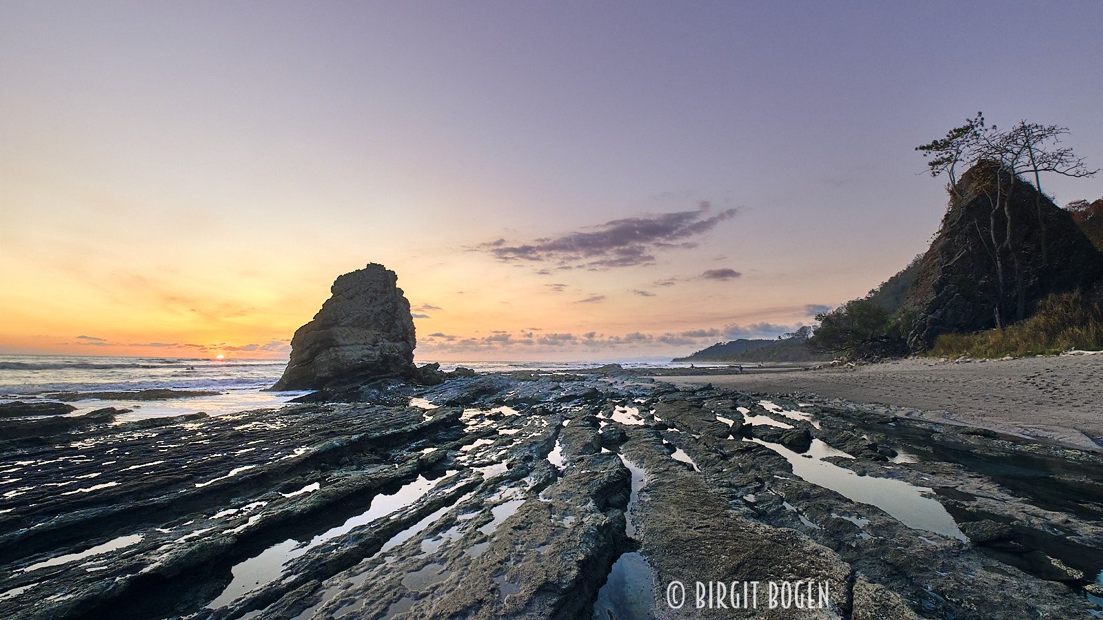 Sunset at Santa Teresa, Costa Rica