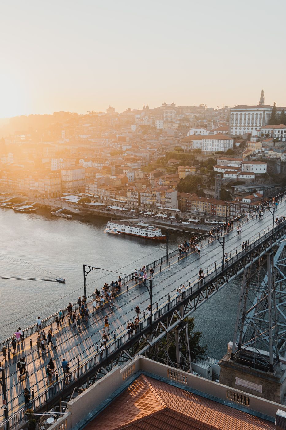 Sunset in Porto, Portugal