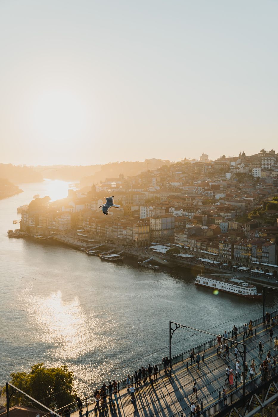 Sunset in Porto, Portugal
