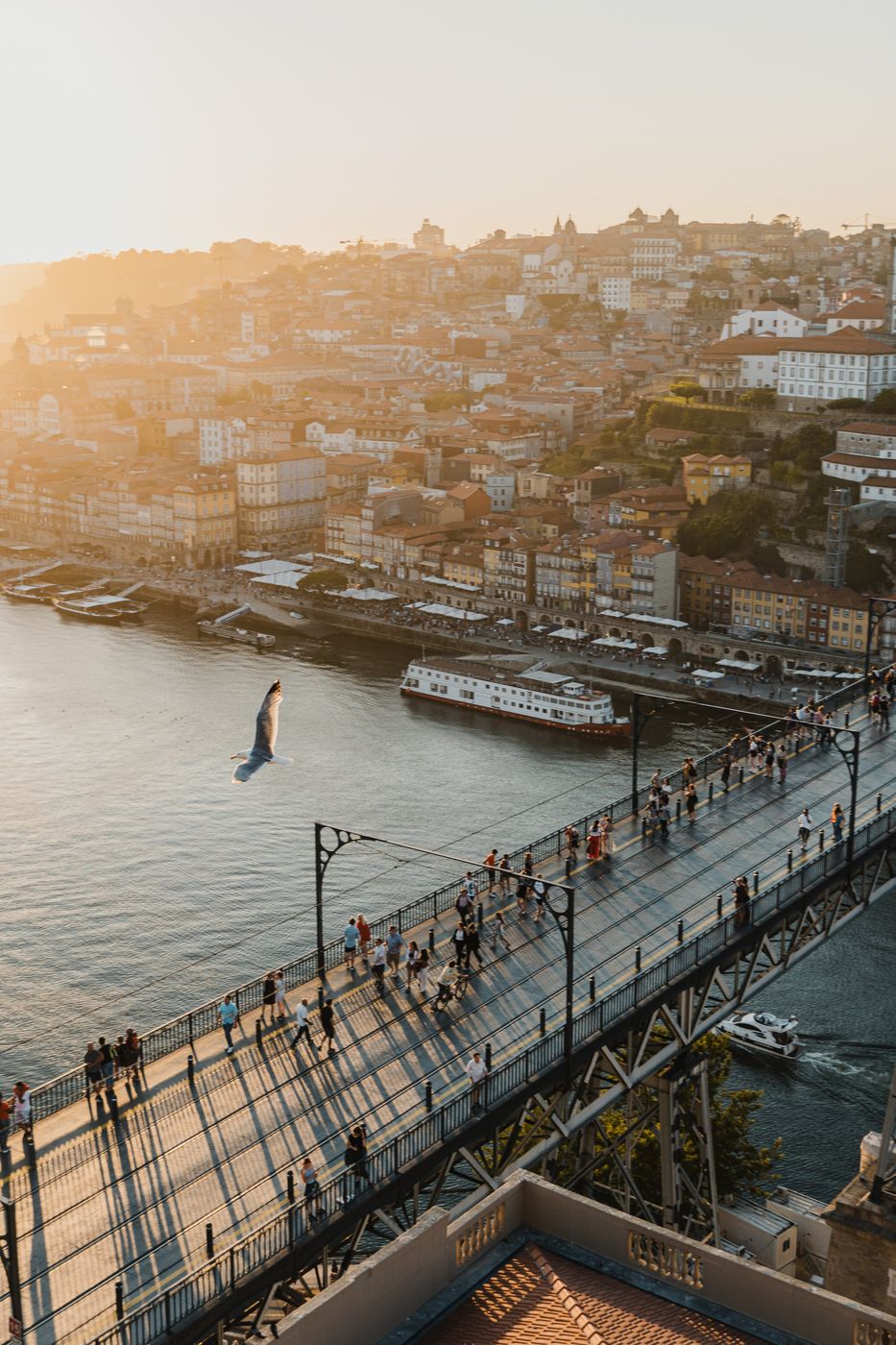 Sunset in Porto, Portugal