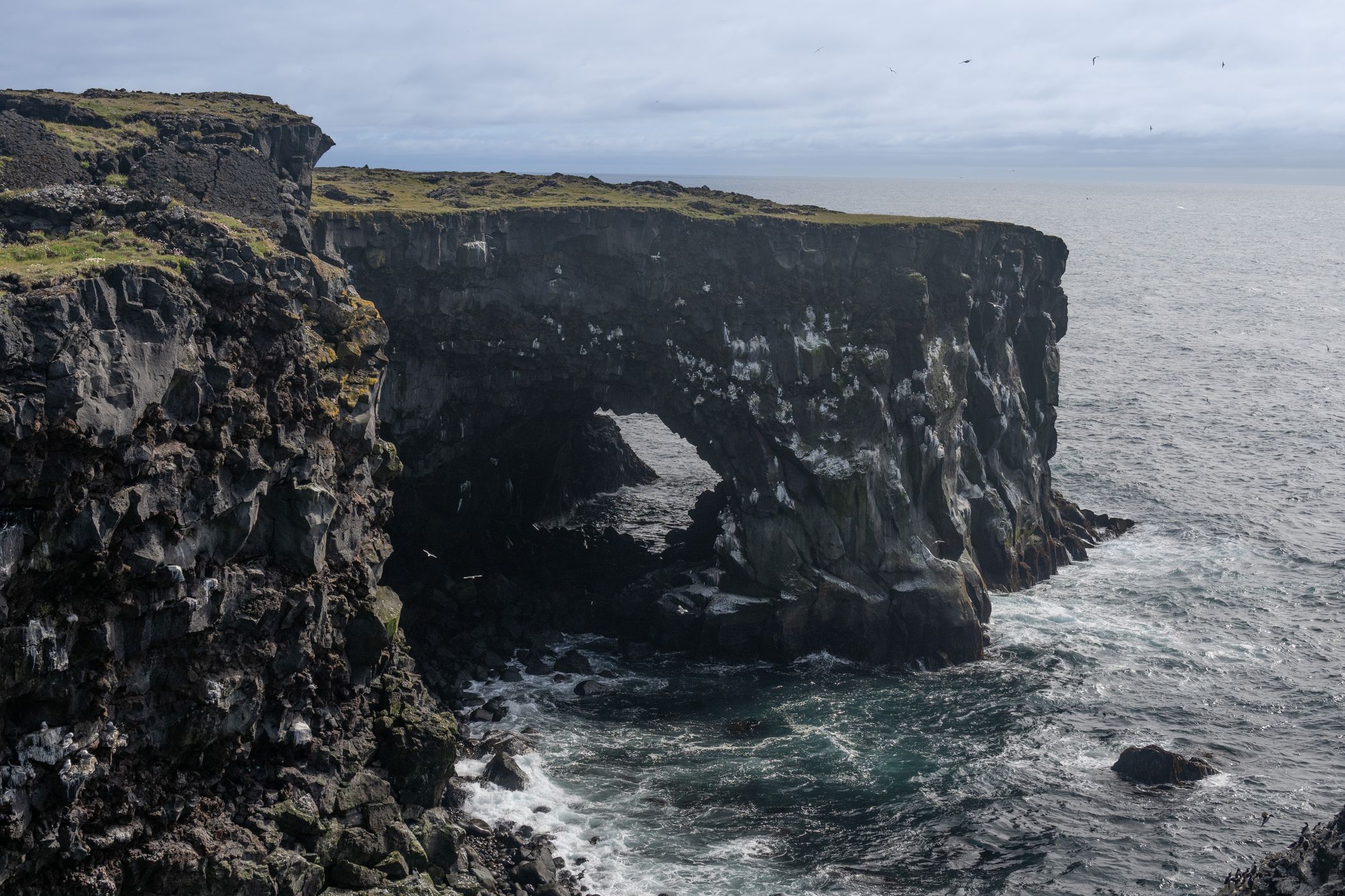 Cliffs at Svörtuloft, Iceland