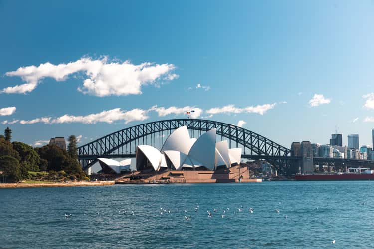 Sydney opera House and Harbour Bridge