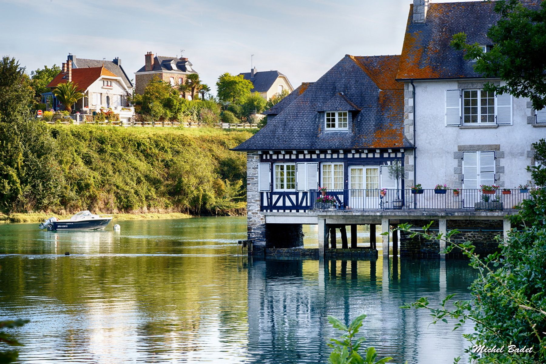 The new tide mill of La Richardais, France