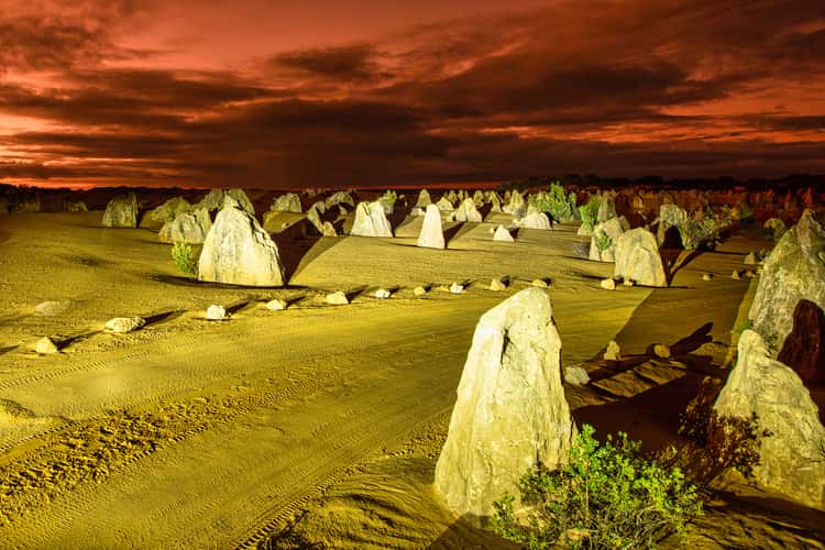 The Pinnacles sunset, Cervantes, Western Australia