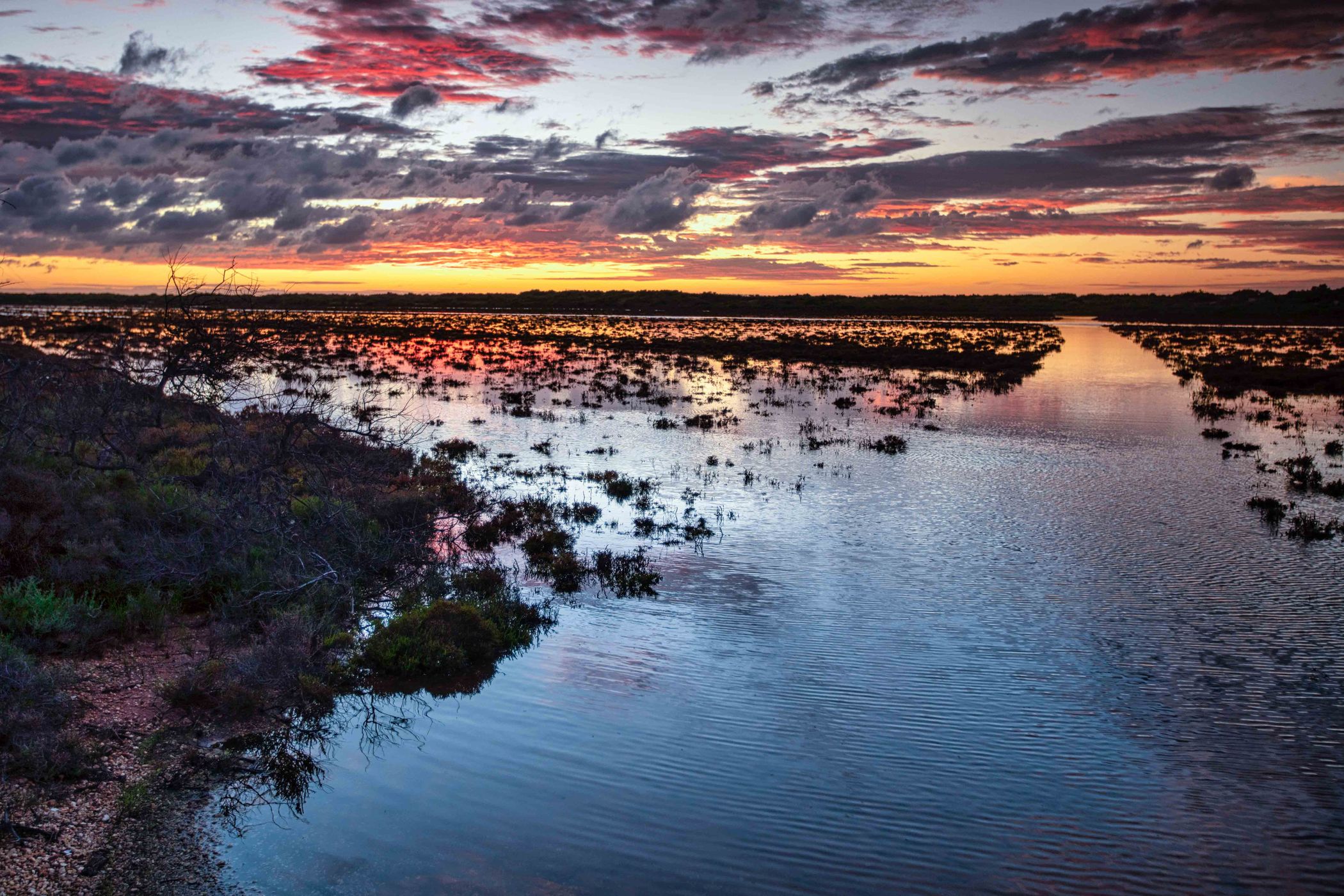 Track to the beach sunrise Exmouth, Western Australia, Australia