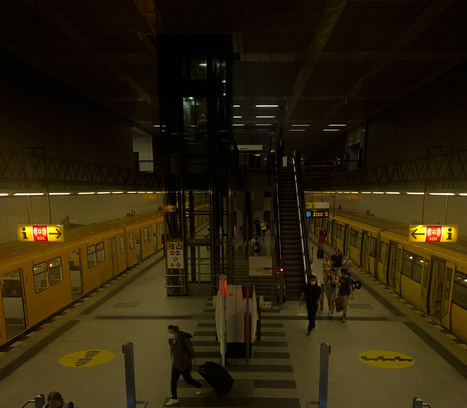 U-Bahn Station at Berlin Central Station (Line U55), Germany