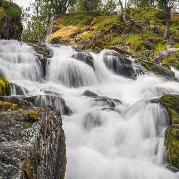 Vardahangselvi Waterfall, Norway