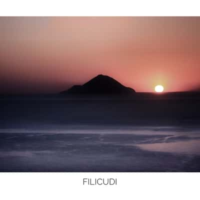 View from Lipari to Vulcano-Island, Italy