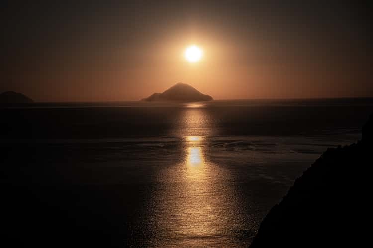View from Lipari to Vulcano-Island