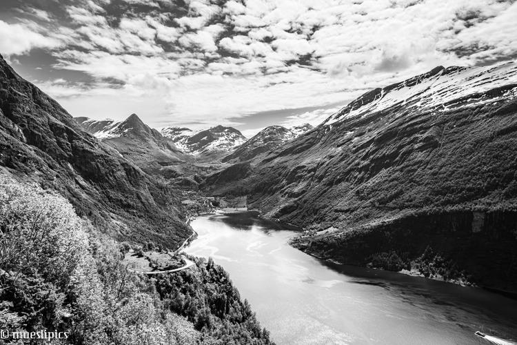 Viewpoint to Geiranger and the seven sisters