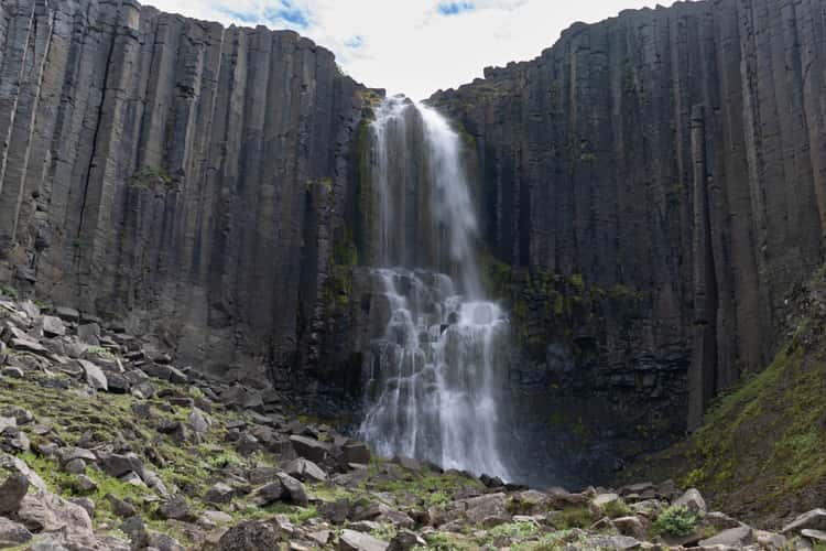 Waterfall near Stuðlagil Canyon (Skutafoss)