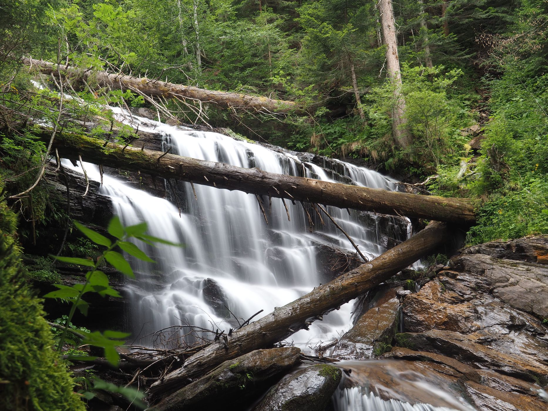 Waterfall Weisse Sulm, Austria