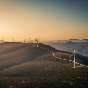 Wind Farms, Serra da Arada, Portugal