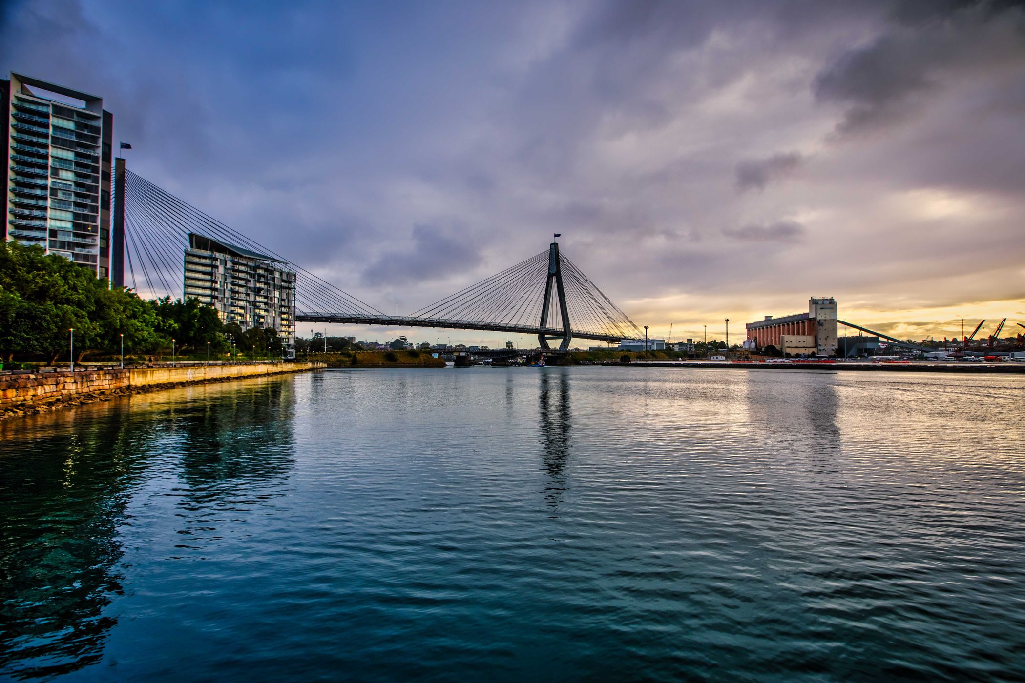 Anzac Bridge, Pyrmont, Sydney, New South Wales, Australia