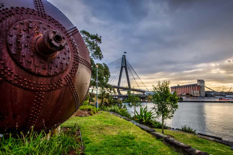Anzac Bridge, Waterfront Park, Pyrmont Park, Sydney