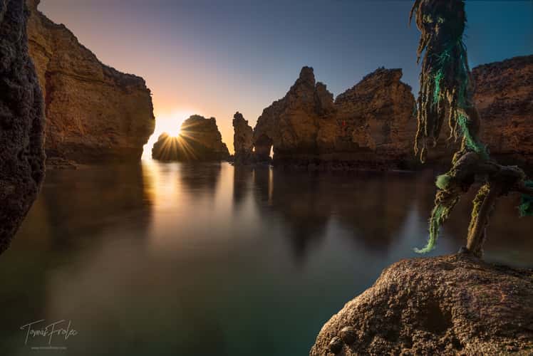 At Cape Bizar, Ponta da Piedade, Algarve