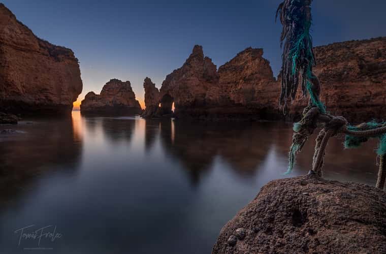 At Cape Bizar, Ponta da Piedade, Algarve