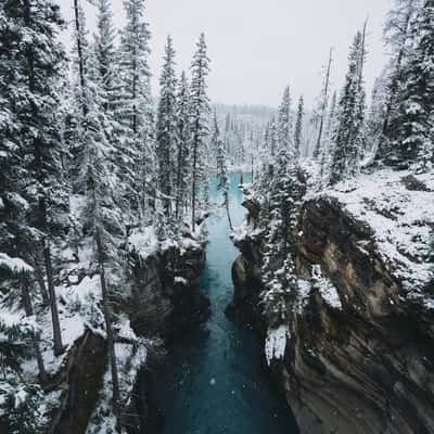 Athabasca Falls Canyon, Canada