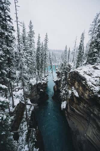 Athabasca Falls Canyon