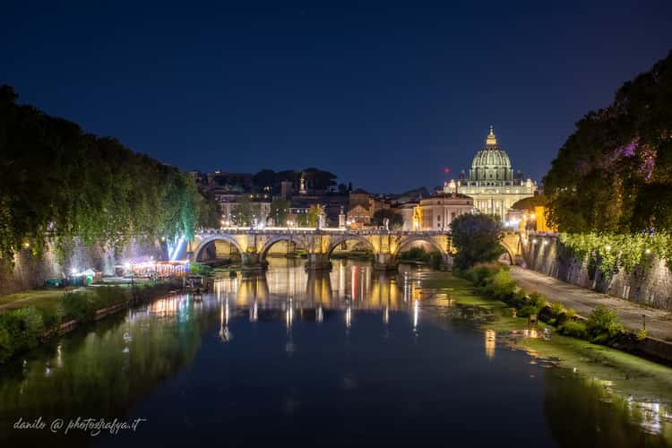 Basilica di San Pietro from Ponte Umberto I