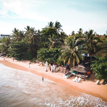 Beach of Bonavista (Drone), Sri Lanka