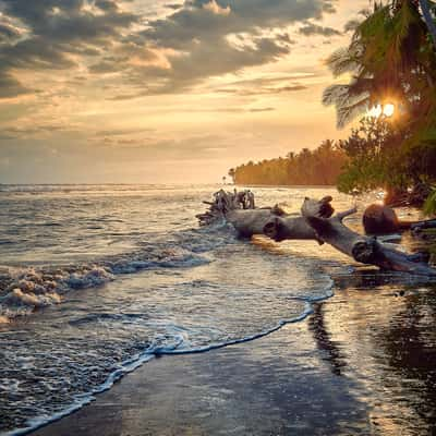 Beach of Marino Ballena Nationalpark, Costa Rica