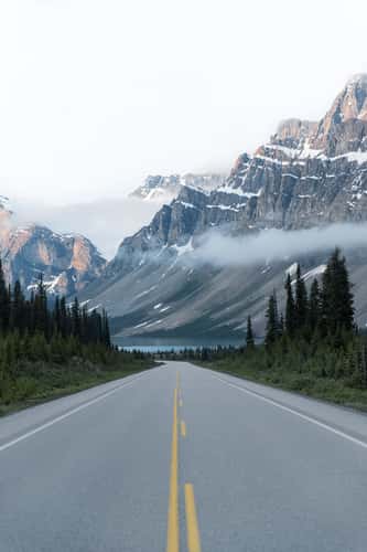 Approach to Bow Lake