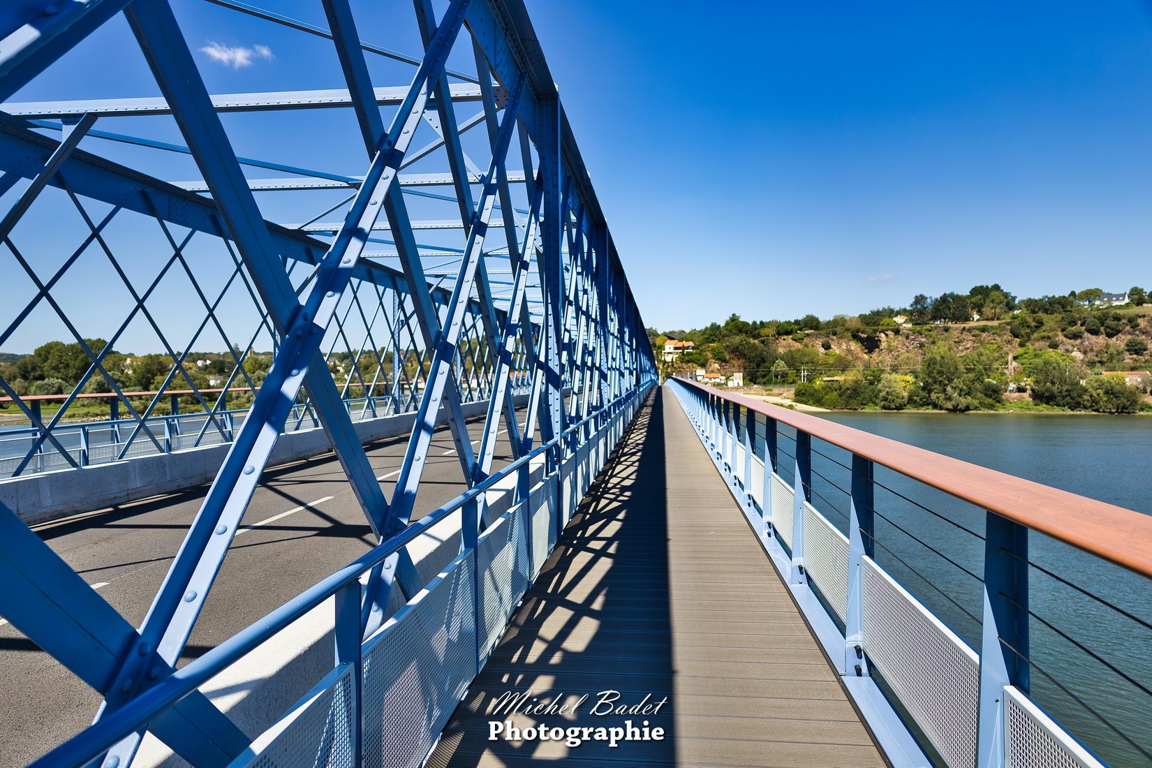 Bridge of Mauves sur Loire, France