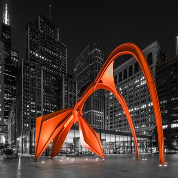 Calder's Flamingo, Chicago, USA