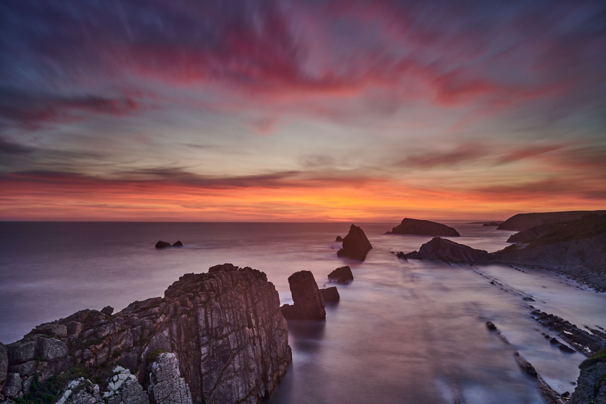 Cantabria, Playa La Arnia, Spain