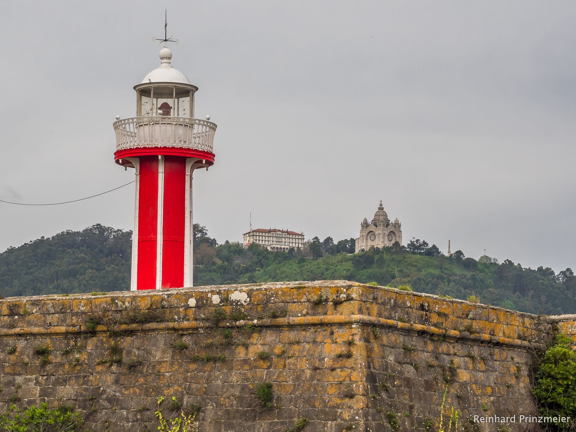 Castelo de Santiago Lighthouse in Viana do Castelo, Portugal