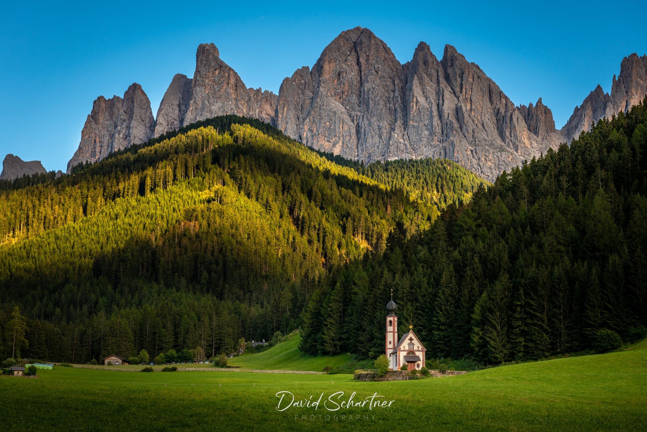 The Church of St. Johann in Ranui, Italy