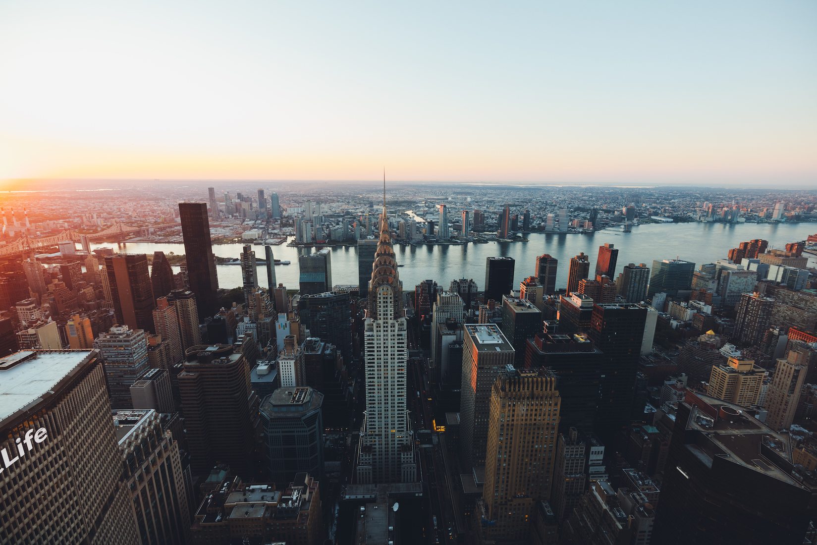 Chrysler Building at sunrise, USA