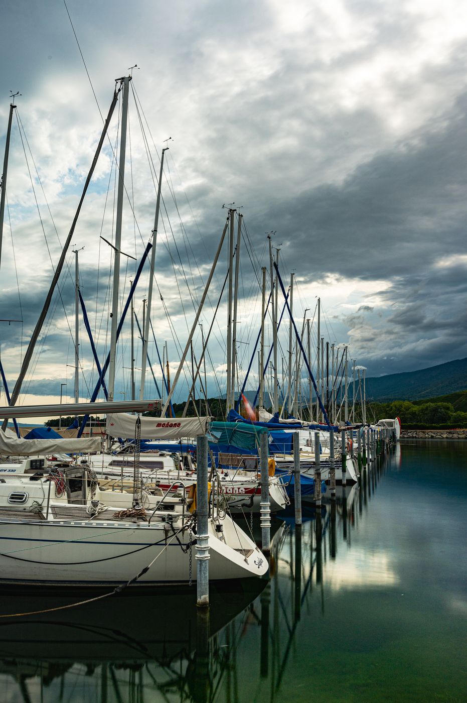 Cortaillod Harbour, Switzerland