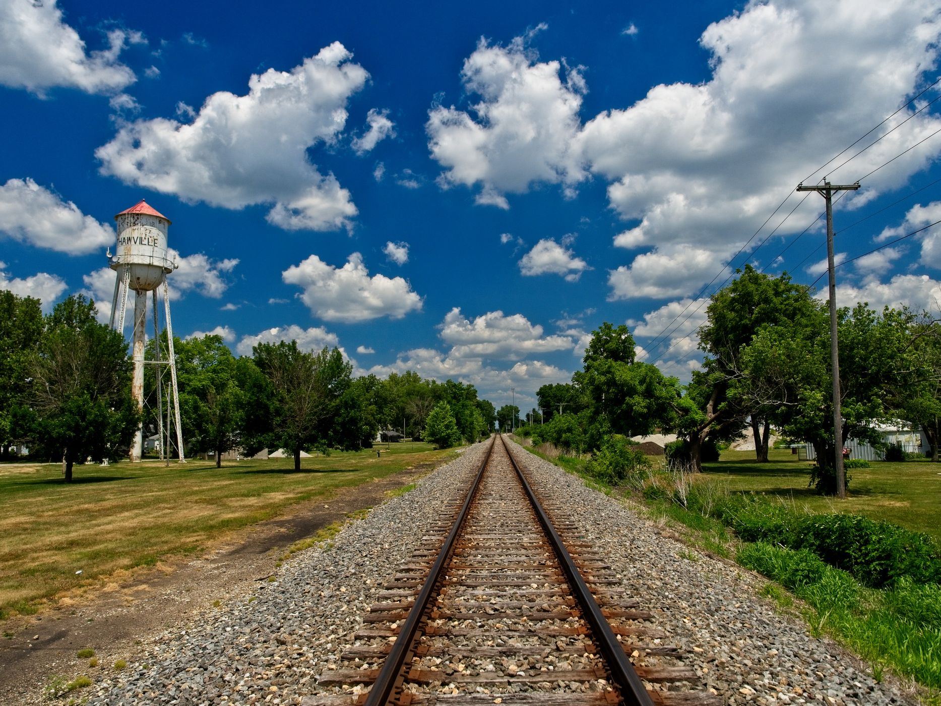 Downtown Thawville, IL, USA