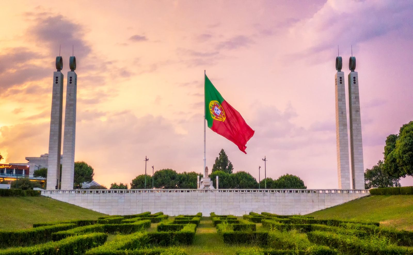 Flag and Revolution Monument, Portugal