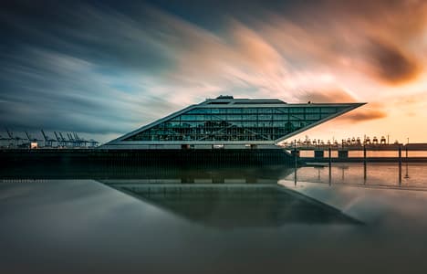 Dockland Office Building from the other side, Hamburg