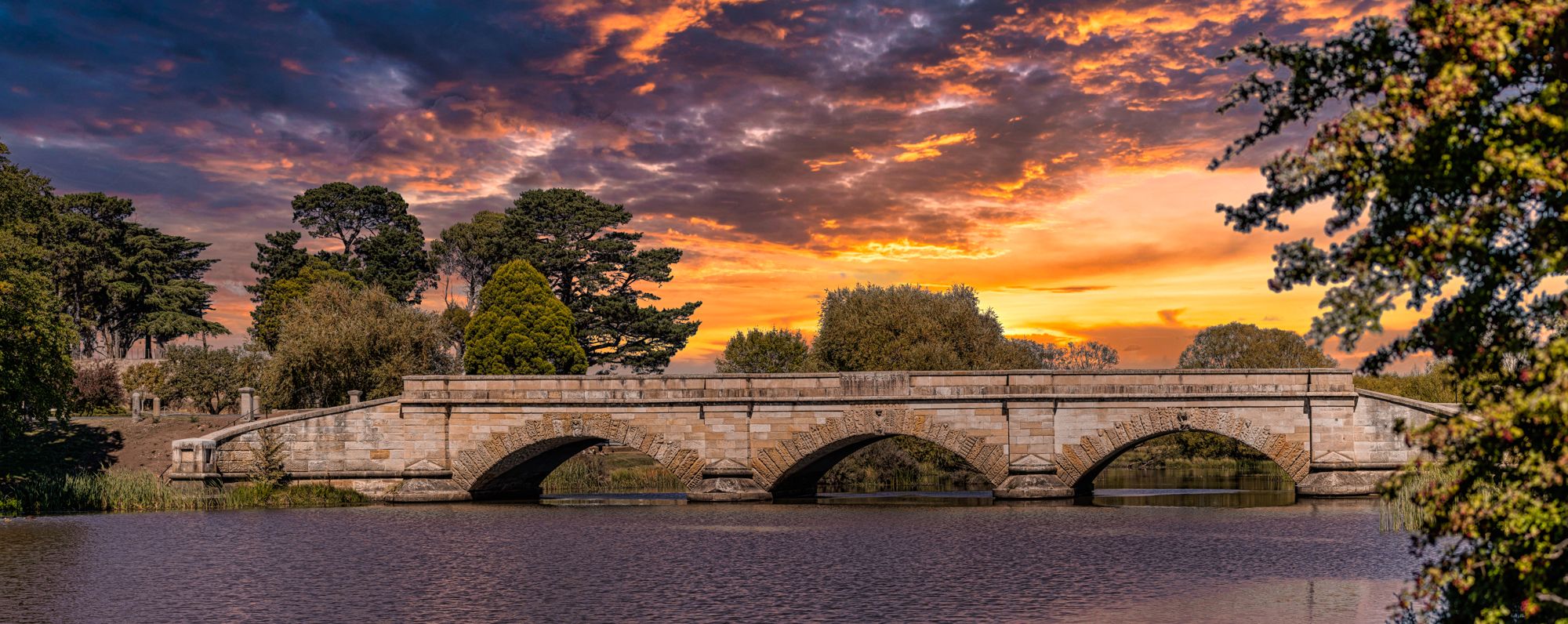 Historic Bridge Ross, Tasmania, Australia