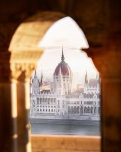Hungarian Parliament from Fishermens Bastion