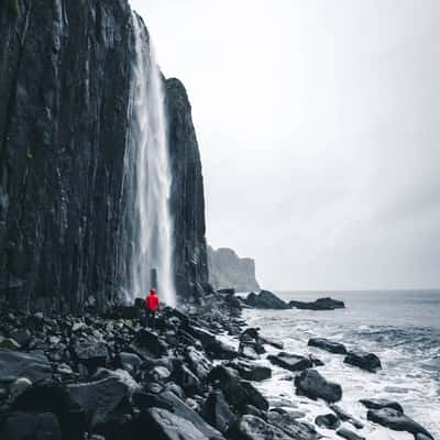 Kilt Rock view from ocean, United Kingdom