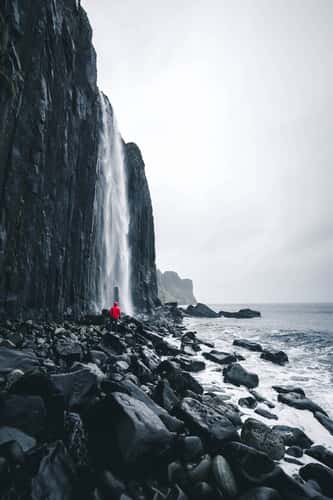 Kilt Rock view from ocean