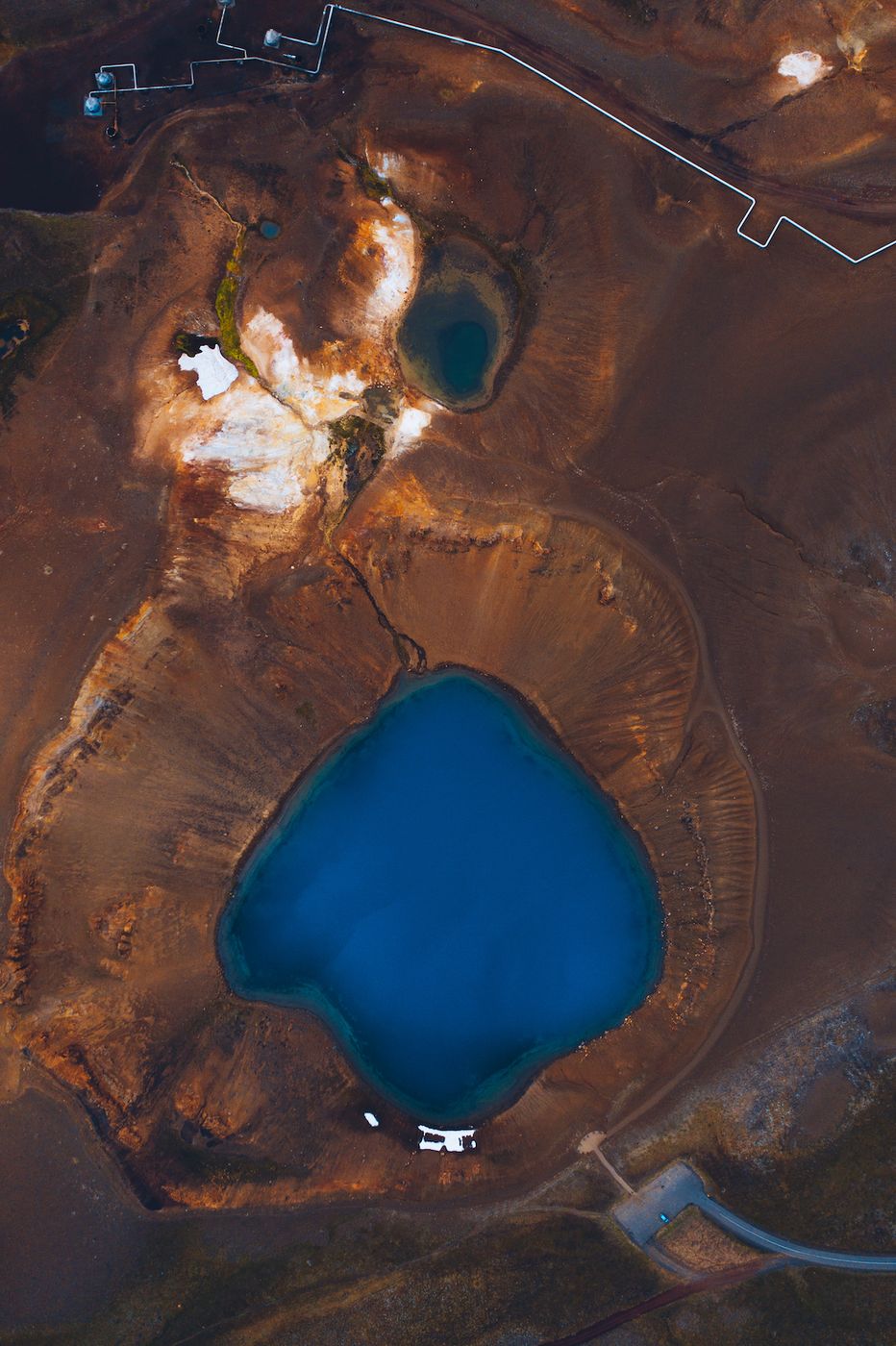 Krafla crater, Iceland